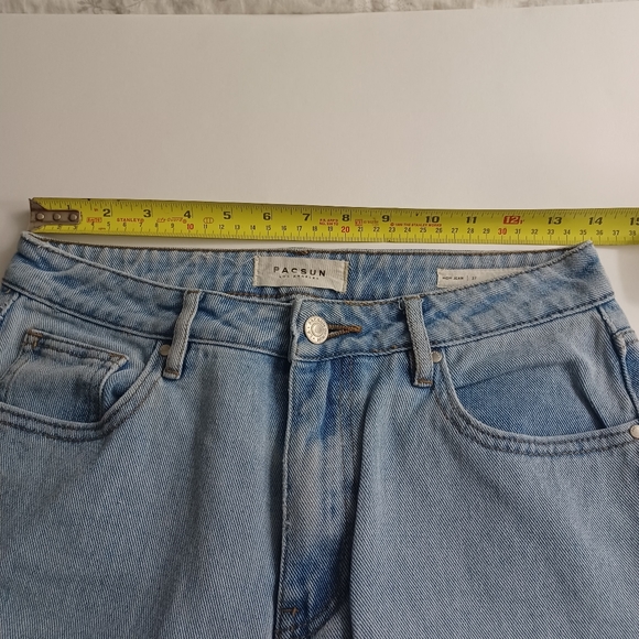 Pacsun Mom Jeans Juniors Plus Size 27 Medium Wash Denim -High Rise - Picture 10 of 16